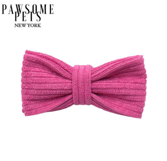 BOWTIE - DARK PINK PAWSOME PETS